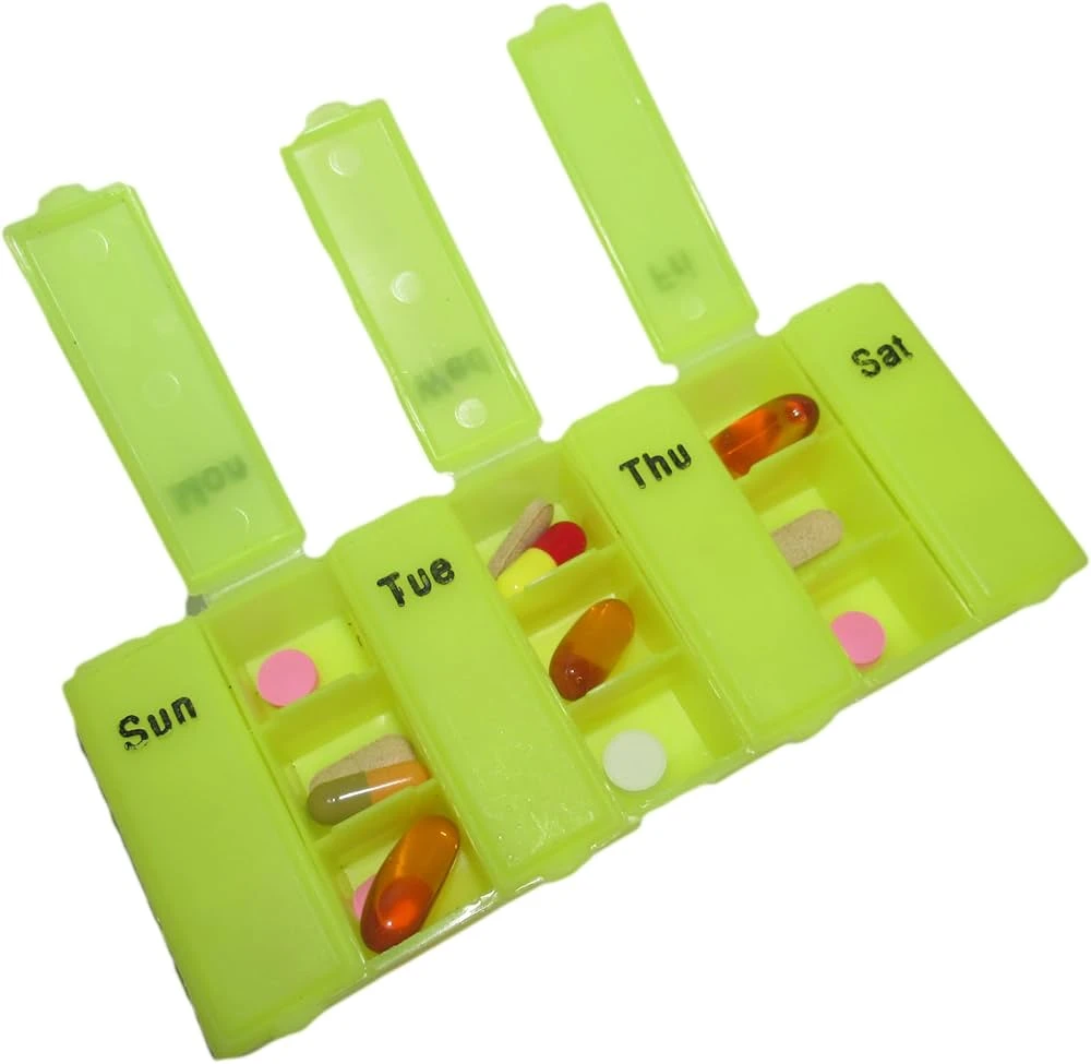 فوكس منظم جرعات دواء اسبوعى 3 خانة