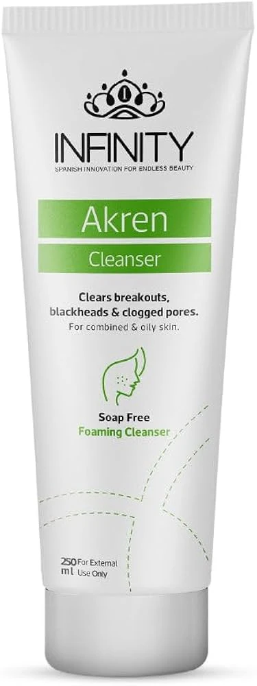 انفينتى اكرين غسول للوجة 250 مل عرض 2 قطعة الجمهور 130 offer##